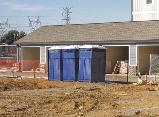 the frequency of servicing construction portable restrooms depends on the number of employees and usage, but typically it is done on a weekly basis